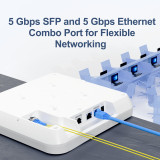 Point d’accès Wi-Fi Ruijie Wi-Fi 6 intérieur (RG-AP840-L)