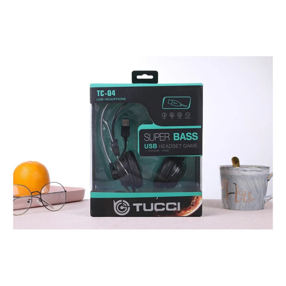 Micro casque Gaming tucci USB stéréo (TC-Q4)