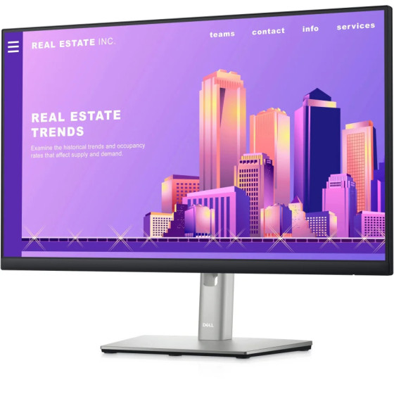 Écran 23,8" Full HD Dell P2422H-3Y - fonctions de réglage de position complètes et bordures ultra-fines (P2422H-3Y)