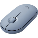 Souris sans fil Logitech pebble M350 bleu gris (910-005719)
