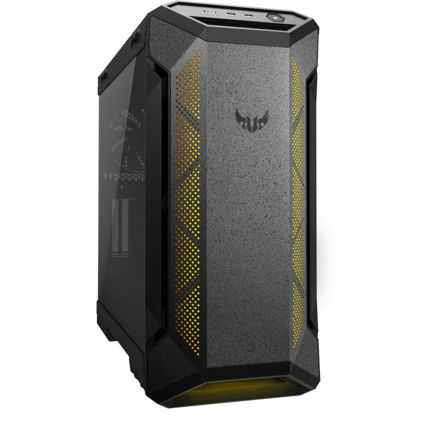 Boîtier PC Asus TUF Gaming GT501 au format eatx avec panneau avant en métal panneau latéral en verre trempé (90DC0012-B49000)