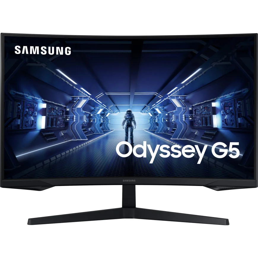 ÉCRAN INCURVÉ 32" SAMSUNG WQHD ODYSSEY G5 144 HZ - COURBURE 1000R (LC32G55TQWMXZN)