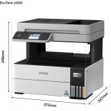 Imprimante multifonction à réservoirs rechargeables Epson EcoTank L6490 (C11CJ88404)