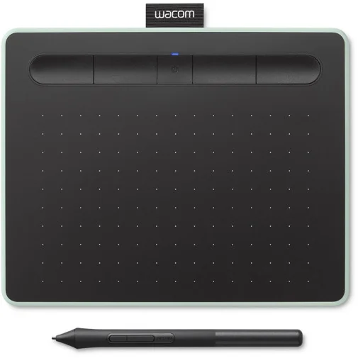 TABLETTE GRAPHIQUE WACOM INTUOS PETITE - USB & BLUETOOTH - COULEUR PISTACHE (CTL-4100WLE-S) - Tablette Graphique - Rightech - le bon choix