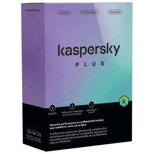 KASPERSKY PLUS - 3 POSTES / 1 AN (KL10428BCFS-SLIMMAG) - kaspersky - Rightech - le bon choix