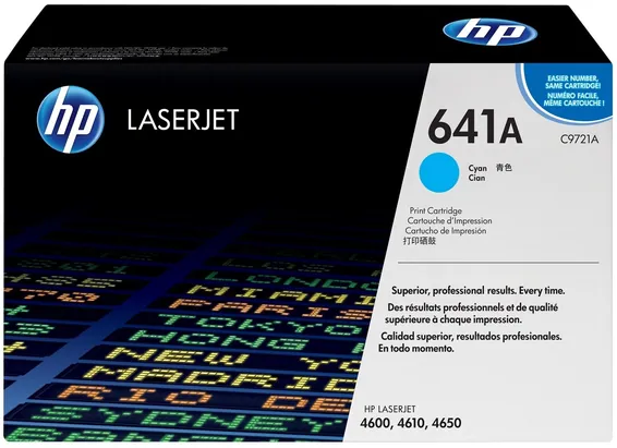 HP 641A Cyan (C9721A) - Toner HP LaserJet d'origine