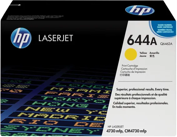 HP 644A Jaune (Q6462A) - Toner HP LaserJet d'origine