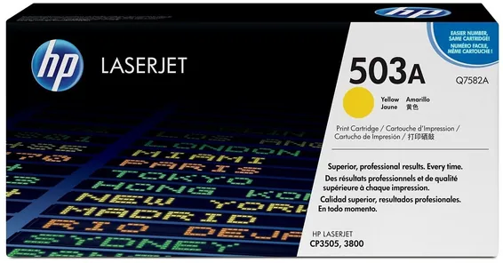 HP 503A Jaune (Q7582A) - Toner HP LaserJet d'origine