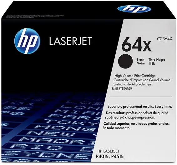 HP 64X Noir (CC364X) - Toner grande capacité HP LaserJet d'origine