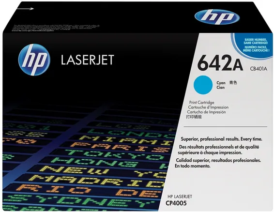 HP 642A Cyan (CB401A) - Toner HP LaserJet d'origine
