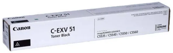 Canon C-EXV 51 Noir (0481C002AA) - Toner Canon d'origine