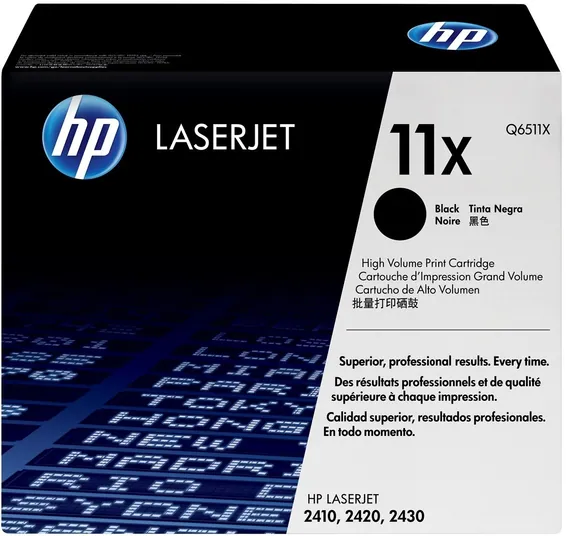 HP 11X Noir (Q6511X) - Toner grande capacité HP LaserJet d'origine
