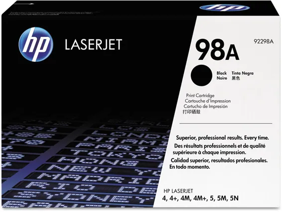 HP 98A Noir (92298A) - Toner HP LaserJet d'origine
