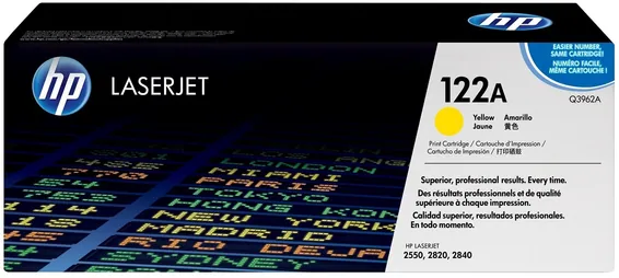 HP 122A Jaune (Q3962A) - Toner HP LaserJet d'origine