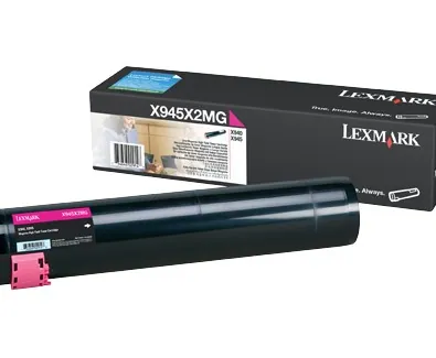 Cartouche toner Lexmark haute capacité (22K) X940e, X945e magenta (X945X2MG)
