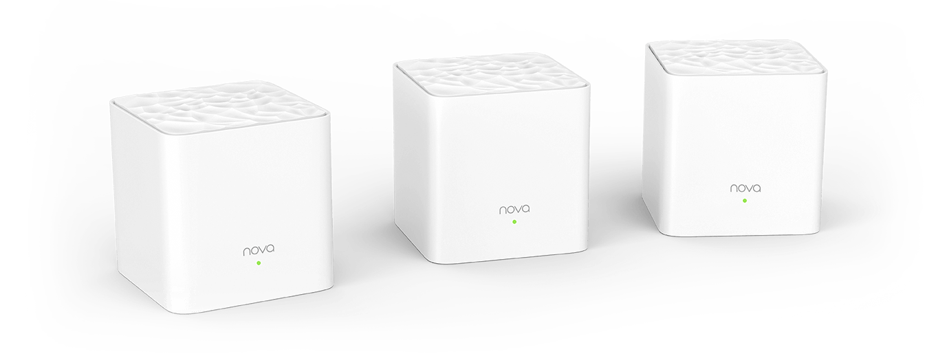 Tenda Nova MW3(3-pack) — AC1200 Routeur bi-bande pour une couverture WiFi complète à domicile