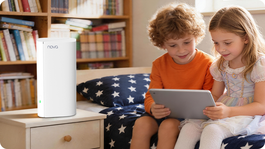 Tenda Nova MX12(3-pack) — Contrôle parental vocal par IA for Safer Online Time