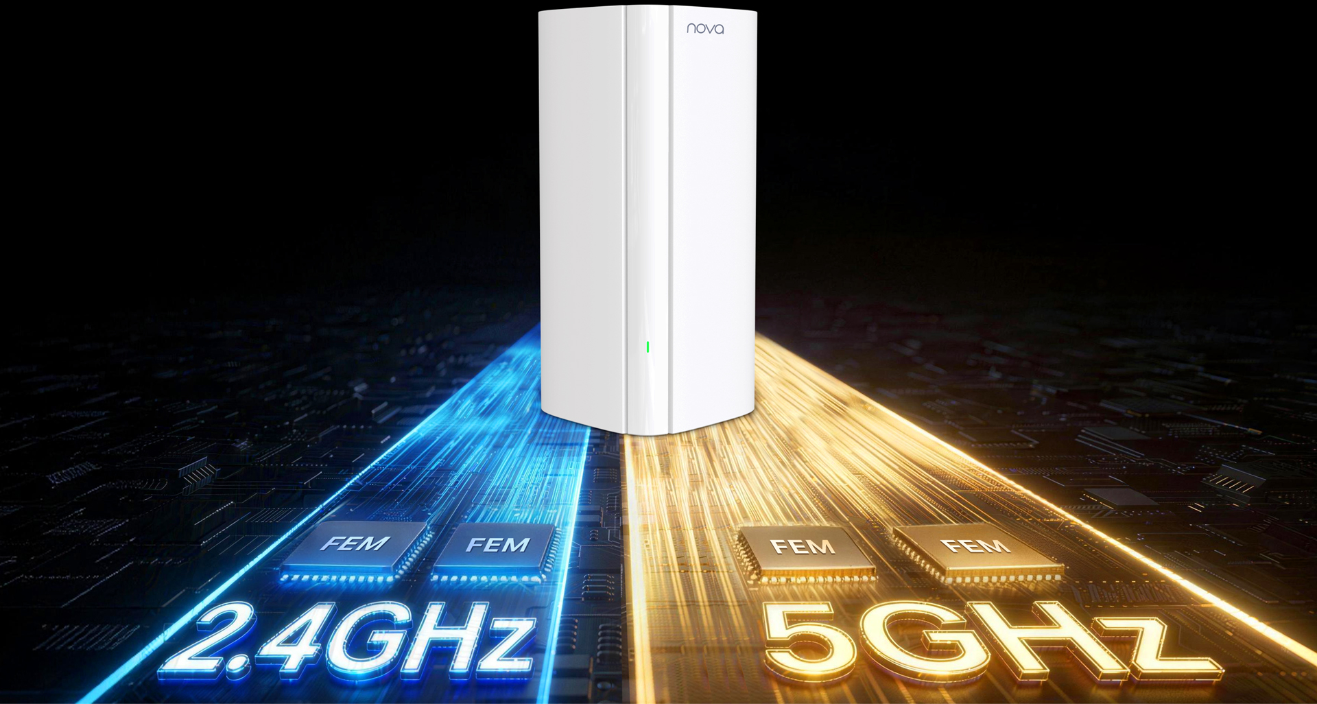 Tenda Nova MX12(3-pack) — All External Independent Signal Enhancement Modules,Better Wall Penetration