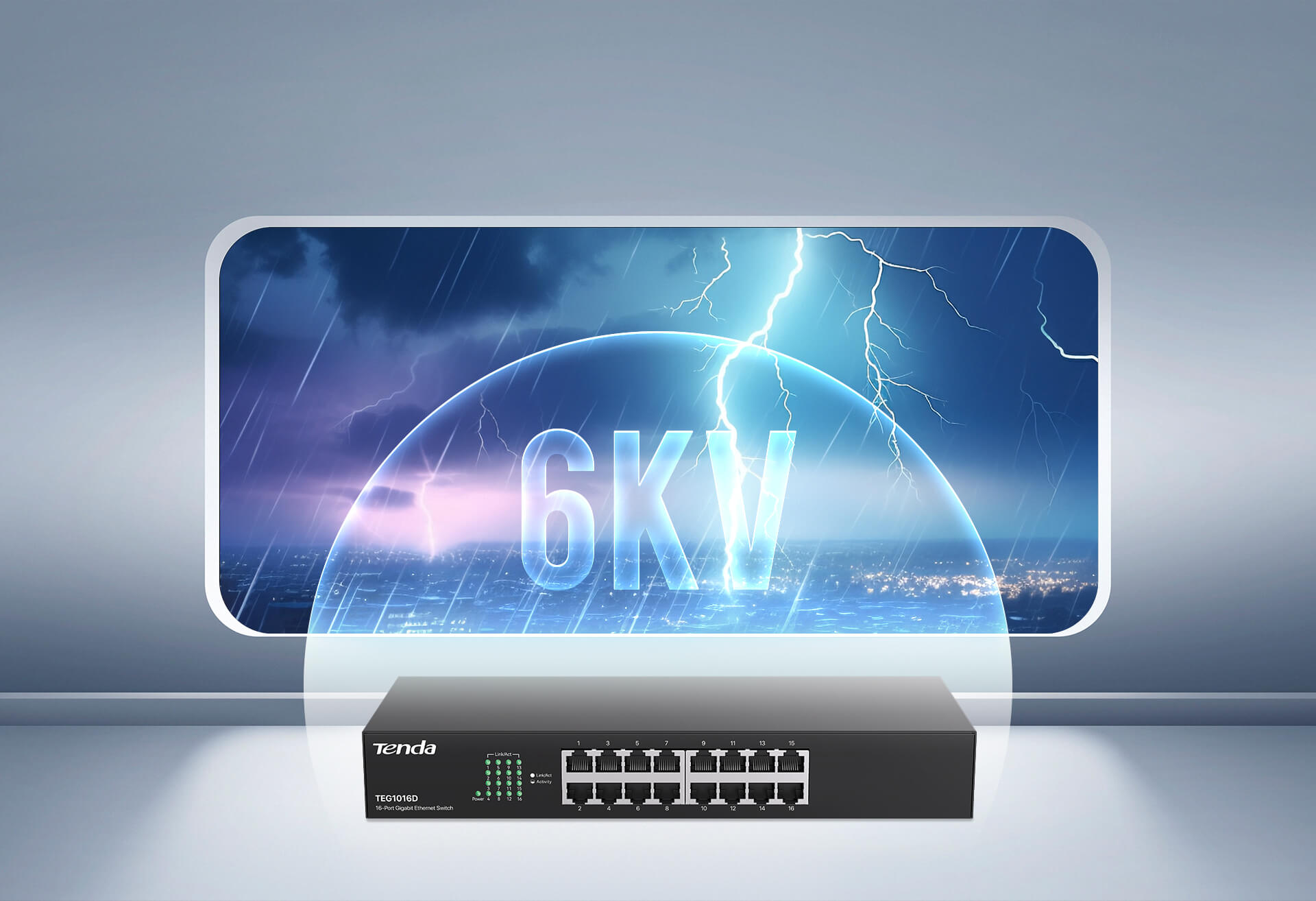 Tenda TEG1016D — Plug And Play, Make Networking Easier