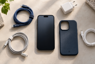 Accessoires smartphone : coque, protection d'écran, chargeur, batterie externe